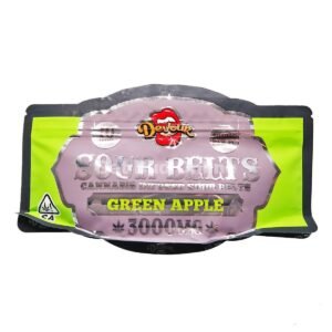 Devour Sour Belts Green Apple