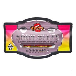 Devour Sour Belts Pink Lemonade